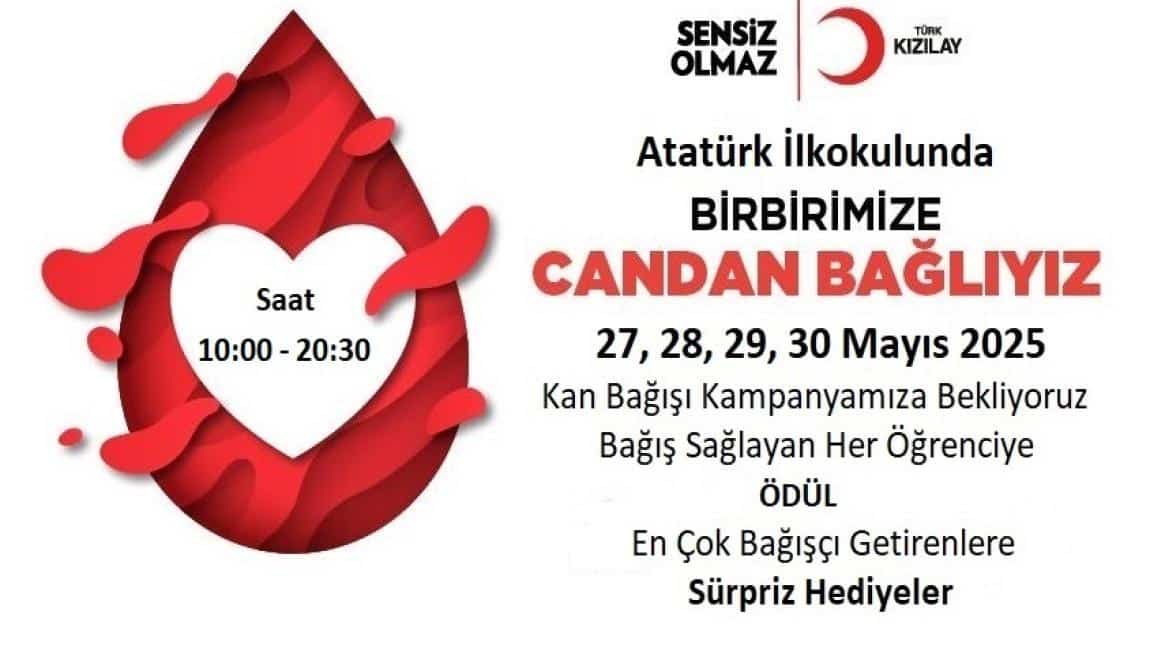 Geleneksel hale getirdiğimiz KAN BAĞIŞI KAMPANYAMIZA davetlimizsiniz.